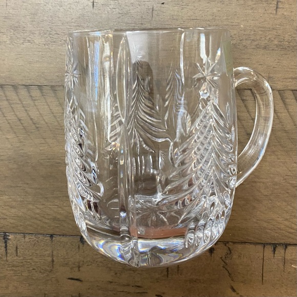 Mikasa Crystal Christmas Tree Mug Discontinued NWT - Picture 2 of 6